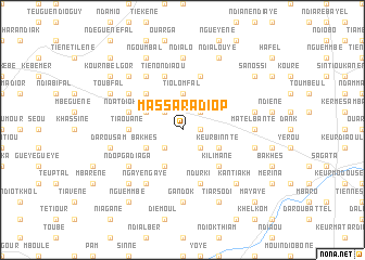 map of Massara Diop
