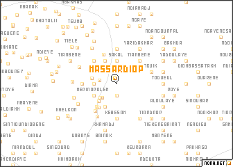 map of Massar Diop