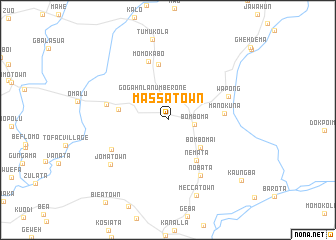 map of Massa Town