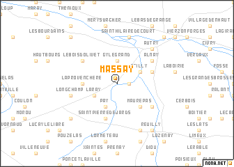 map of Massay