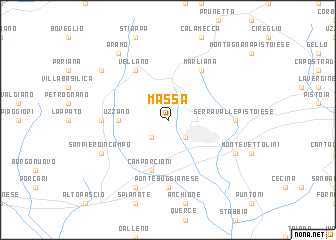 map of Massa