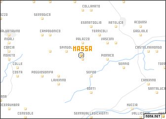 map of Massa