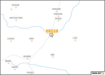 map of Massa