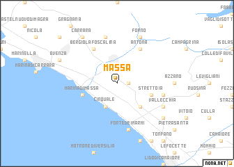 map of Massa