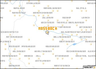 map of Maßbach