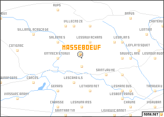 map of Masseboeuf