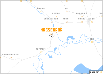 map of Massekaba