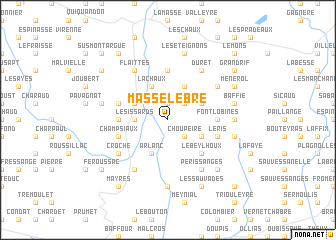 map of Masselèbre