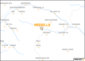 map of Massello