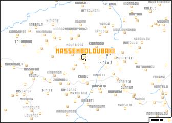 map of Massembo-Loubaki