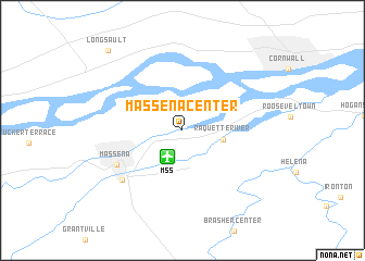 map of Massena Center