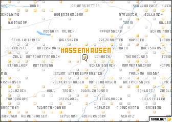 map of Massenhausen