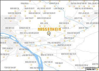 map of Massenheim