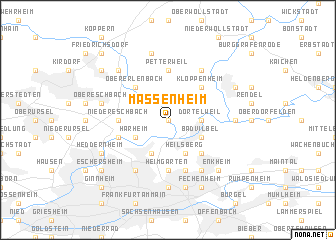 map of Massenheim