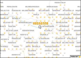 map of Massenna