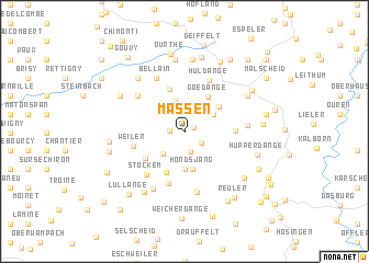 map of Massen