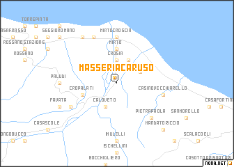 map of Masseria Caruso