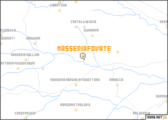 map of Masseria Fovate