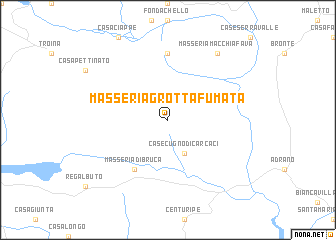 map of Masseria Grotta Fumata