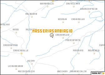 map of Masseria San Biagio