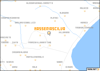 map of Masseria Scilva