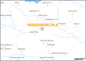 map of Masseria Speciale