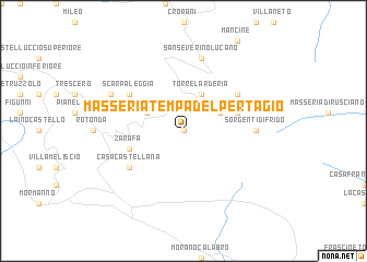 map of Masseria Tempa del Pertagio