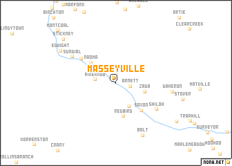 map of Masseyville