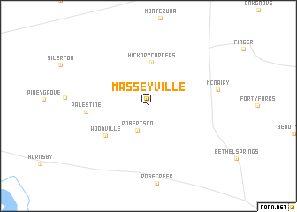 map of Masseyville