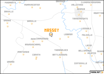 map of Massey