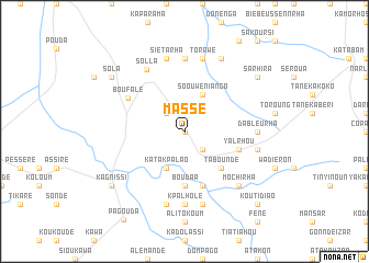 map of Massé