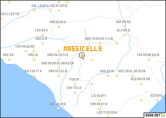 map of Massicelle