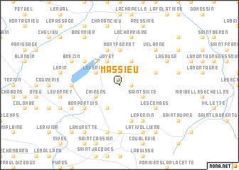 map of Massieu