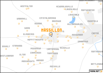 map of Massillon