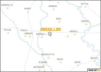 map of Massillon