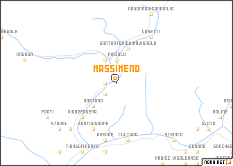 map of Massimeno