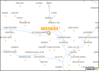 map of Massoins