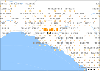 map of Massola