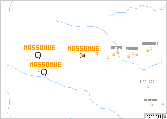map of Massomue