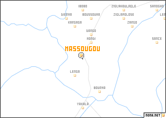 map of Massougou