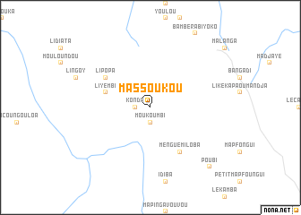 map of Massoukou