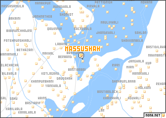 map of Massu Shāh