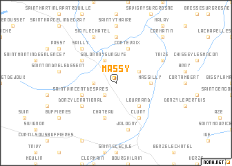 map of Massy