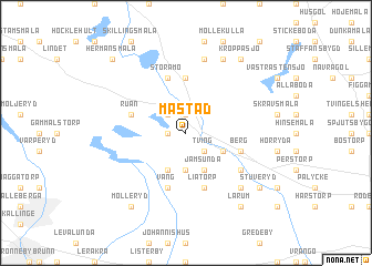 map of Måstad