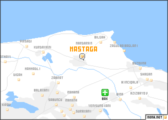 map of Maştağa