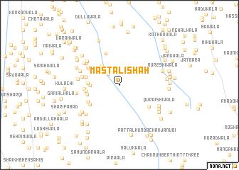 map of Mast Ali Shāh