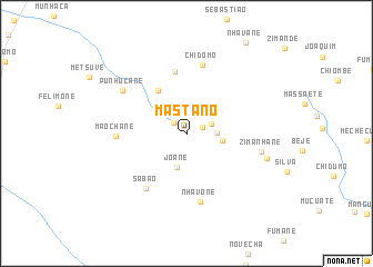 map of Mastano