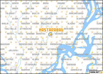 map of Mastarābād