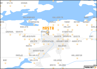 map of Måsta