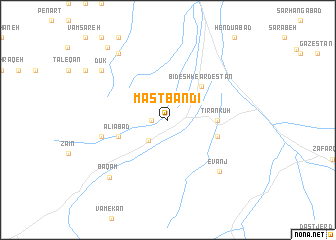 map of Māst Bandī